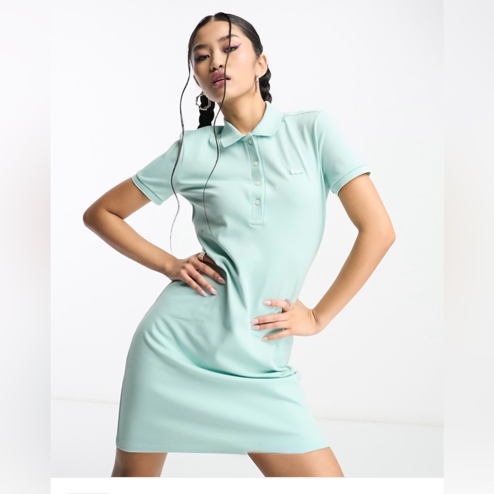 LACOSTE Slim Fit Mint Green